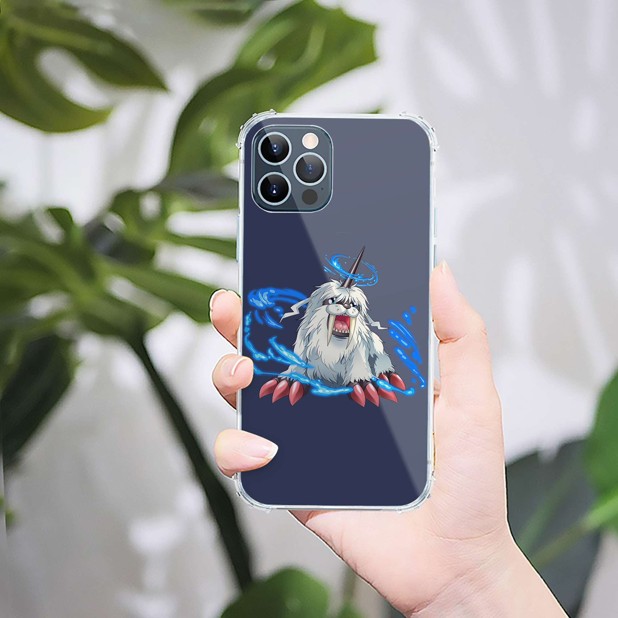 （画像用） Digimon デジタルモンスター/デジモン 【iPhone 12シリーズ対応】透明スマホケース（クリアソフトケース）
